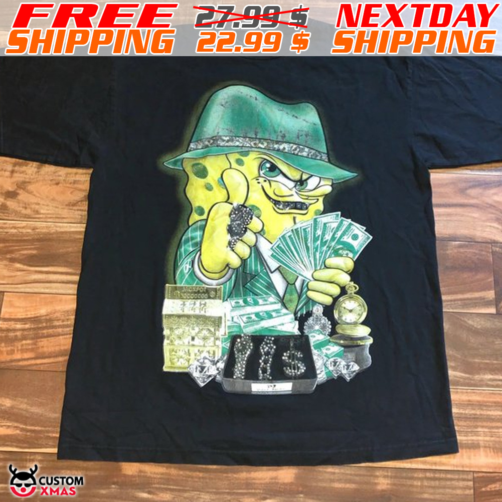 gangster spongebob t shirt